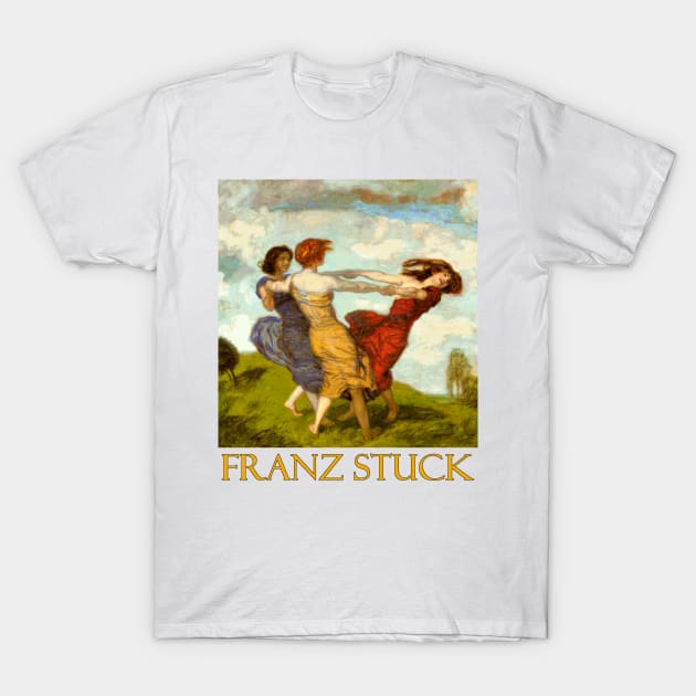 Sounds of Spring by Franz Stuck T-Shirt by Naves